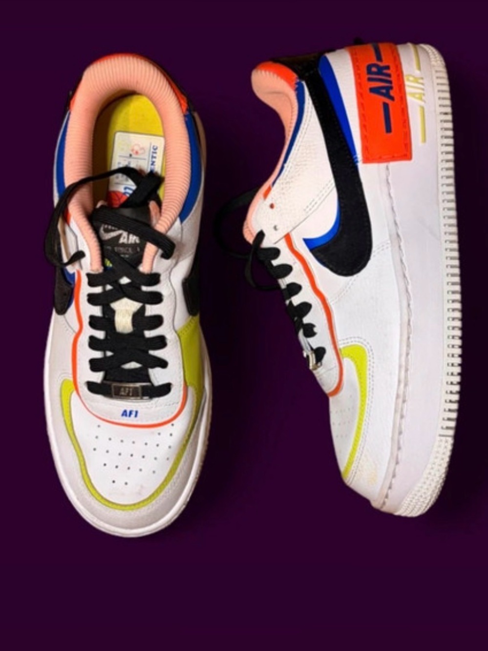 Nike Air Force 1’s Shadow 'White Multi' DV2186-100
